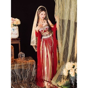 Dunhuang Flying Princess Exotic Style Girl Improved Hanfu Female Western Region Style Han Element Suit Hanfu Female Adult