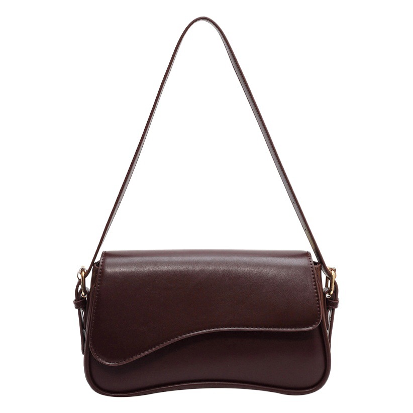 Bolso de hombro con hebilla magnética de nuevo estilo de alta calidad para viajar al trabajo, bolso de mujer simple de moda, bolso de axila, portátil diagonal