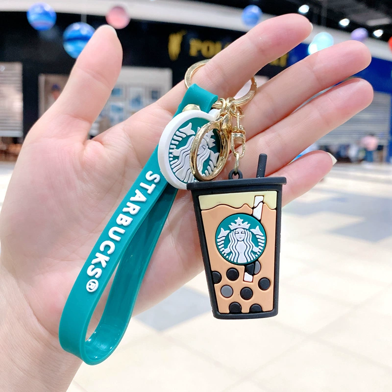 Звездныйbucks, креативная чашка для чая, милый брелок, автомобильные ключи, подвеска, цепочка