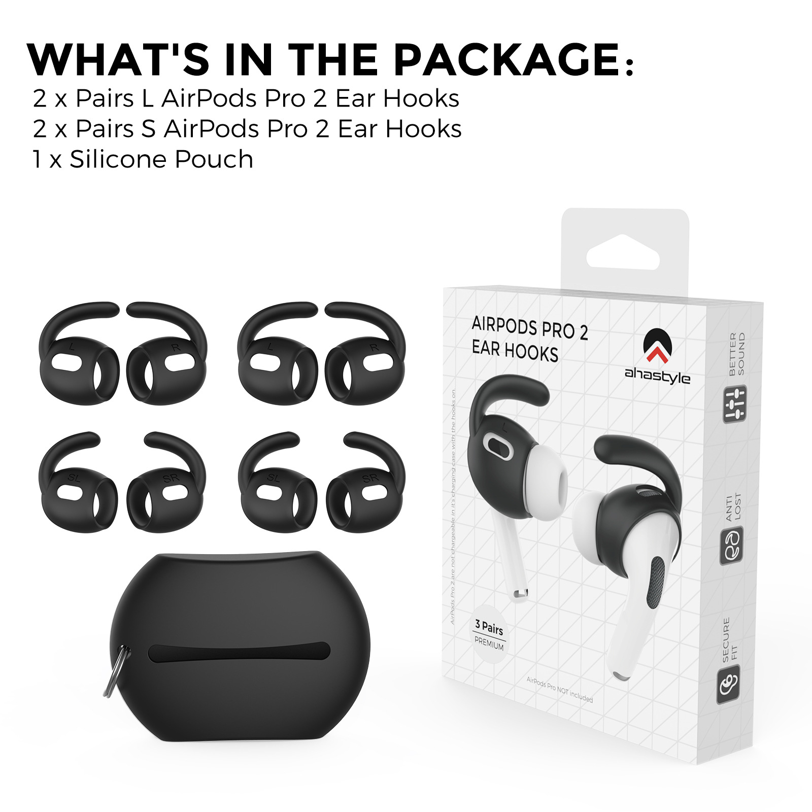 Adecuado para Apple AirPods Pro 2 orejeras Pro segunda generación de silicona anti-perdida antideslizante orejeras especiales image 16