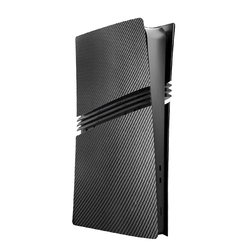 PS5 Slim Anniversary Case Replacement Grey Game Console Case Removable Black Slim Case