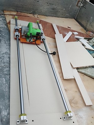 直线光轴实心滑杆导轨滑块光杆滑轨木工裁板切割机锯台裁瓷砖全套