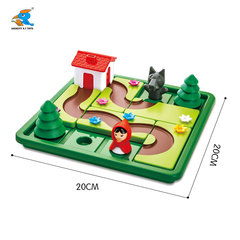 Little Red Riding Hood and the Big Bad Wolf educational desktop toy Little Good Egg logic parent-child game thinking early education educational toy