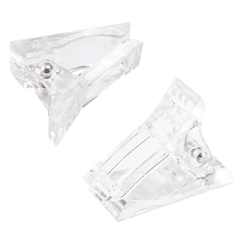 Клипсы для наращивания гелевых ногтей, клипсы для формирования, клипсы для кристаллического геля, настраиваемые цветные клипсы для нейл-арта с блестками.