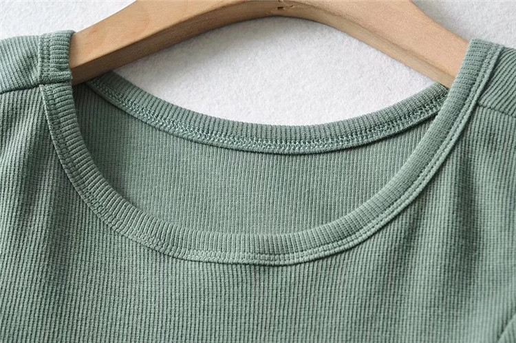round neck cropped vest NSLD27563