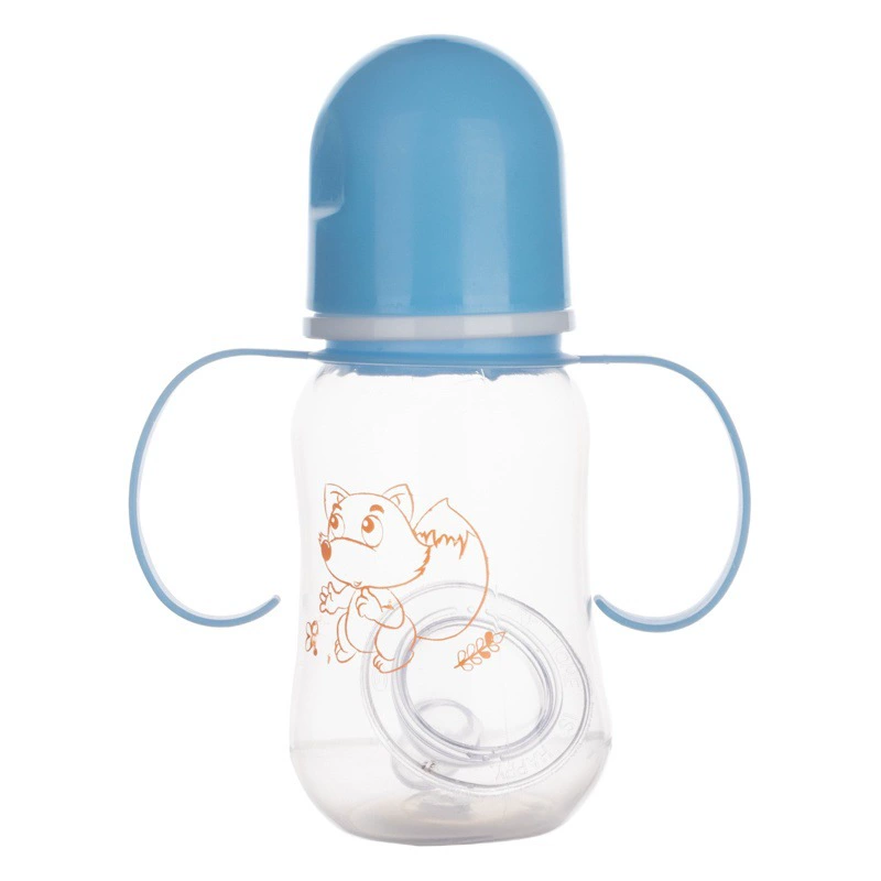Оптовая Продажа с фабрики прямой ПЭТ Стандартный Калибр бутылка котенка Кормление новорожденных щенков животных ПВХ соска бутылка