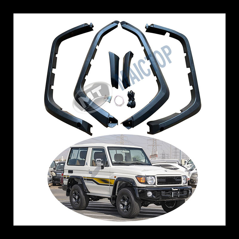 Car Wheel Eyebrow Suitable for 2007-2023 Toyota Land Cruiser Lc71 Wheel Eyebrow Fj78 Wheel Eyebrow