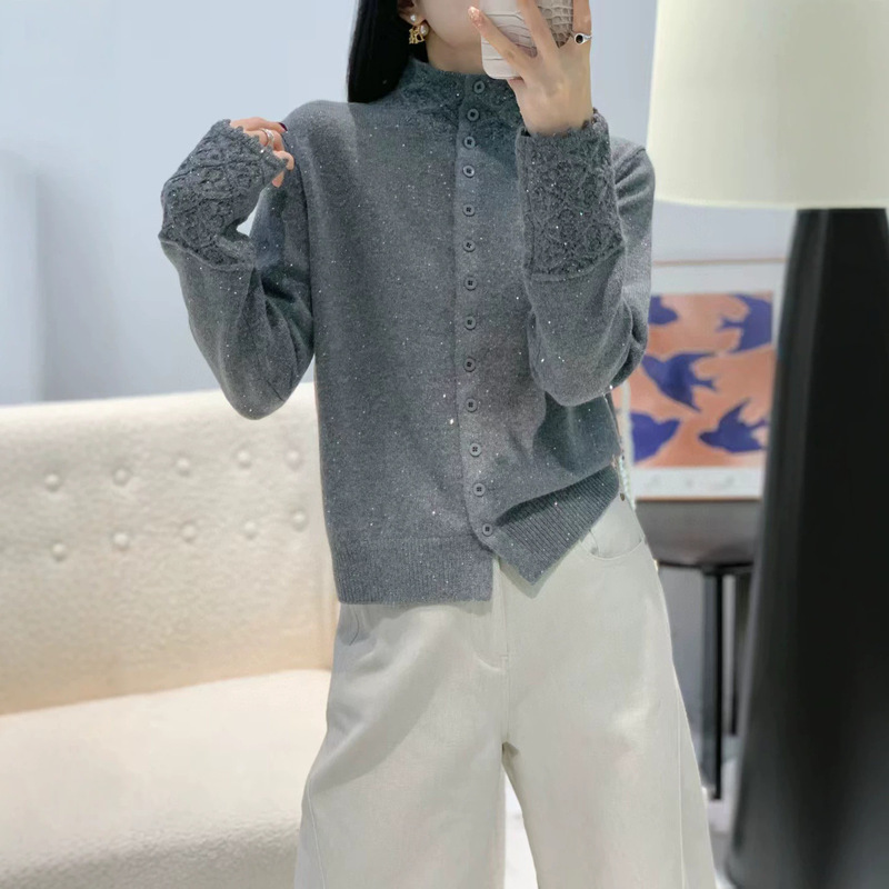 Cross-Border Trendy Japanese-Style 100% Wool Knit Cardigan, Unisex Loose-Fitting Couple Sweater Cross-Border Trendy Japanese-Style 100% Wool Knit Cardigan, Unisex Loose-Fitting Couple Sweater