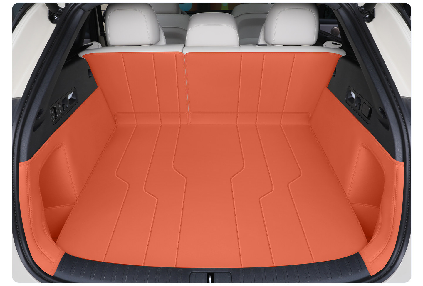 Specialized Li Auto i6 trunk mat, full surround backrest mat, Li Auto i6 trunk mat, floor mat, interior accessories