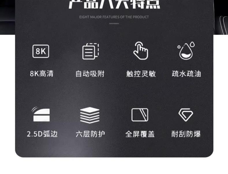 Suitable for 22-24 New Geely Geometry C Central Control Screen Tempered Film Navigation Car Interior Display Screen Protective Film