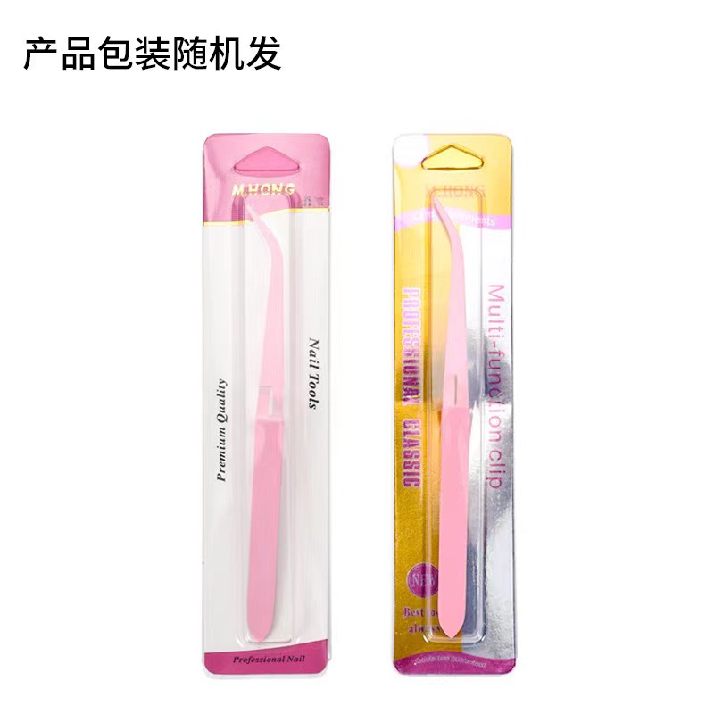 Suministro directo transfronterizo herramientas de uñas alicates de conformación de uñas de cristal pinzas de conformación de acero inoxidable clip de conformación selección multicolor