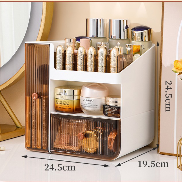 화장품 보관 상자 흰색