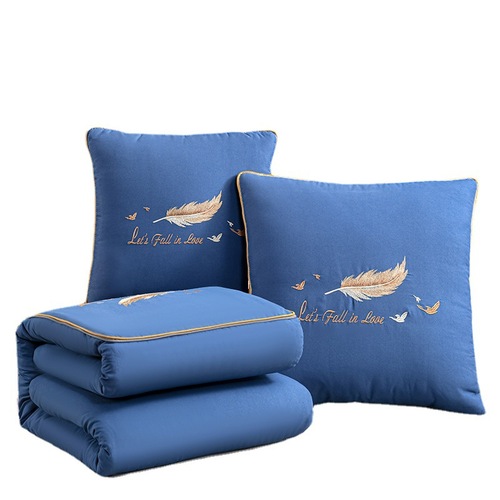 High-end pillow quilt dual-purpose car folding cushion office nap pillow quilt two-in-one summer cooling quilt
