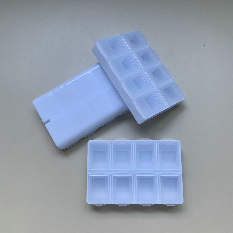 医院促销礼品8格药盒 双排8格药盒 一周8格药盒 八格医药盒