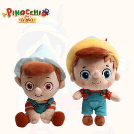 正版匹诺曹公仔毛绒玩具木偶奇遇记Pinocchio桌伴玩偶跨境代发