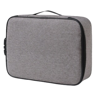 Certificate storage bag travel household multi-layer large capacity file bag portable lock storage bag factory