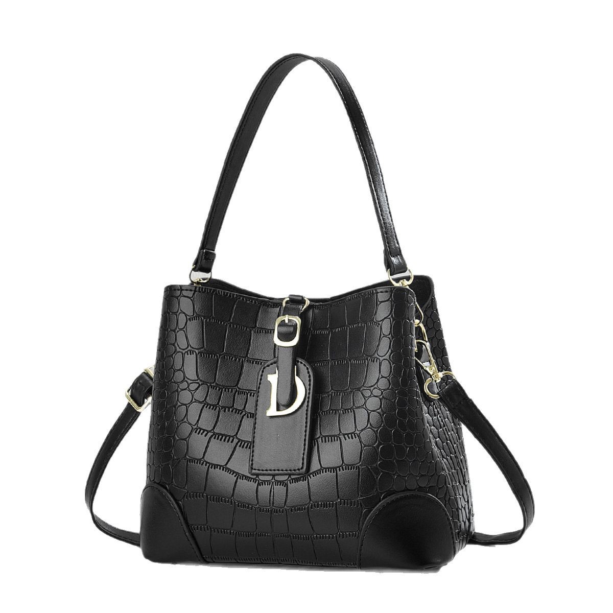 Bolsa de cubo bolsas de piedra bolsas de mano cocodrilo bolsas de hombro bolsas de comercio exterior bolsas al por mayor transfronterizas