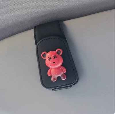 Card and Receipt Holder, Multimediya və saxlama aksesuarları - black-red-xx-bear