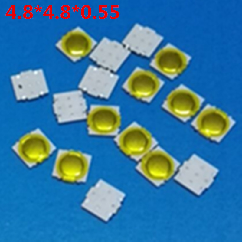 厂家直营 质优现货 4.8*4.8*0.55黄膜白底 M165耳机专用薄膜开关