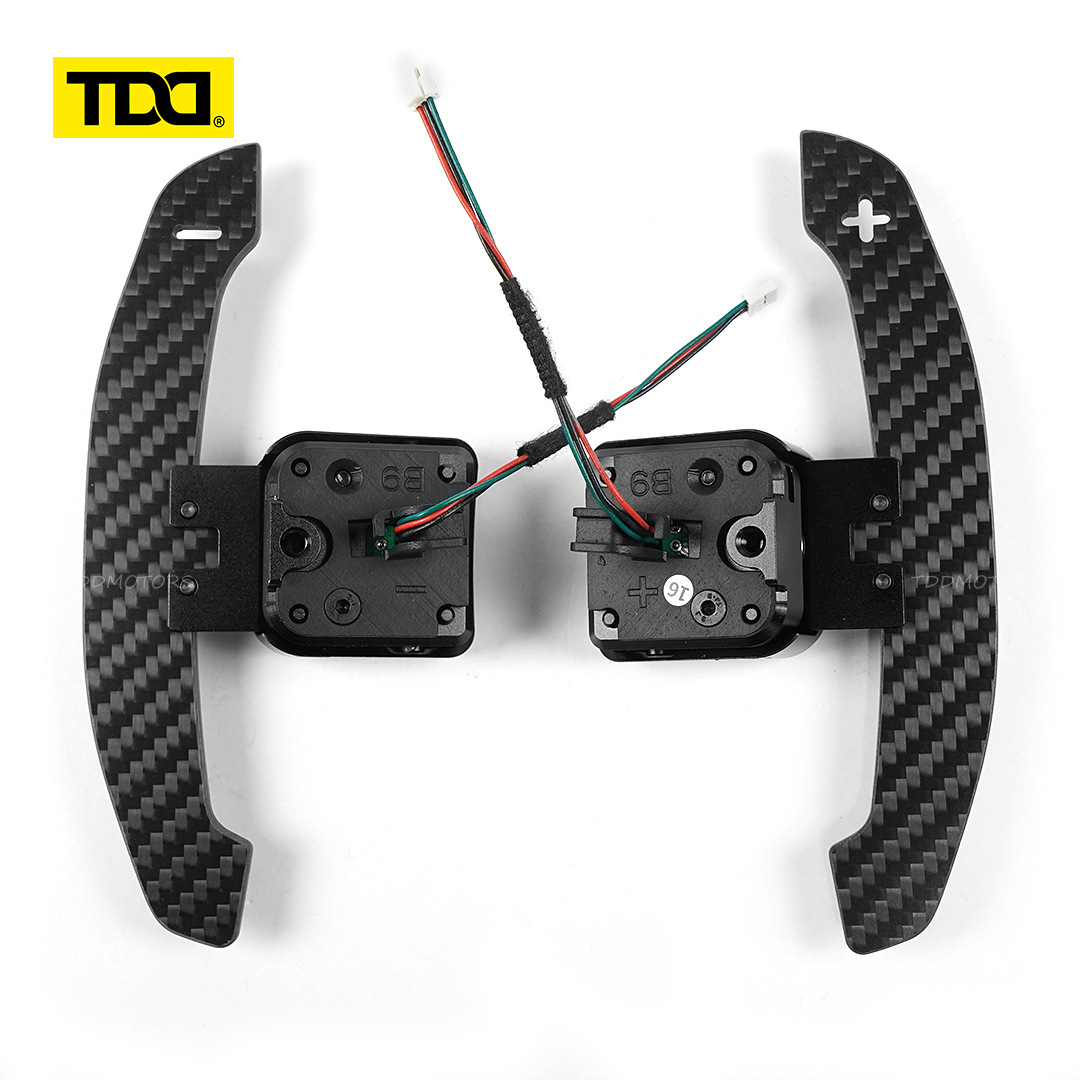 Shiyong Carbon Fiber Magnetic Paddle Shifters for SEAT Cupra/Leon/Formentor (Steering wheel) - 1