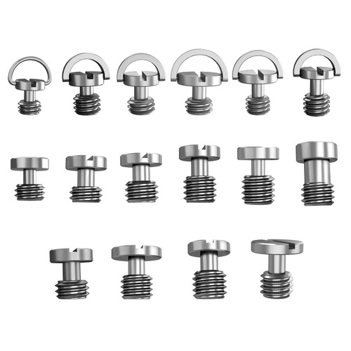 3/8 camera quick-release plate screws, one-word hexagonal head, tripod, stainless steel hand-tightened quick-release ring screws