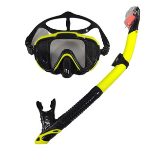 New silicone diving goggles suit frog goggles silicone diving mask large frame diving goggles one-piece tempered glass diving