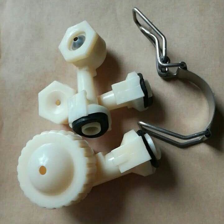 宝鸡市空调加湿喷嘴  去除酸雾拐角塑料喷头