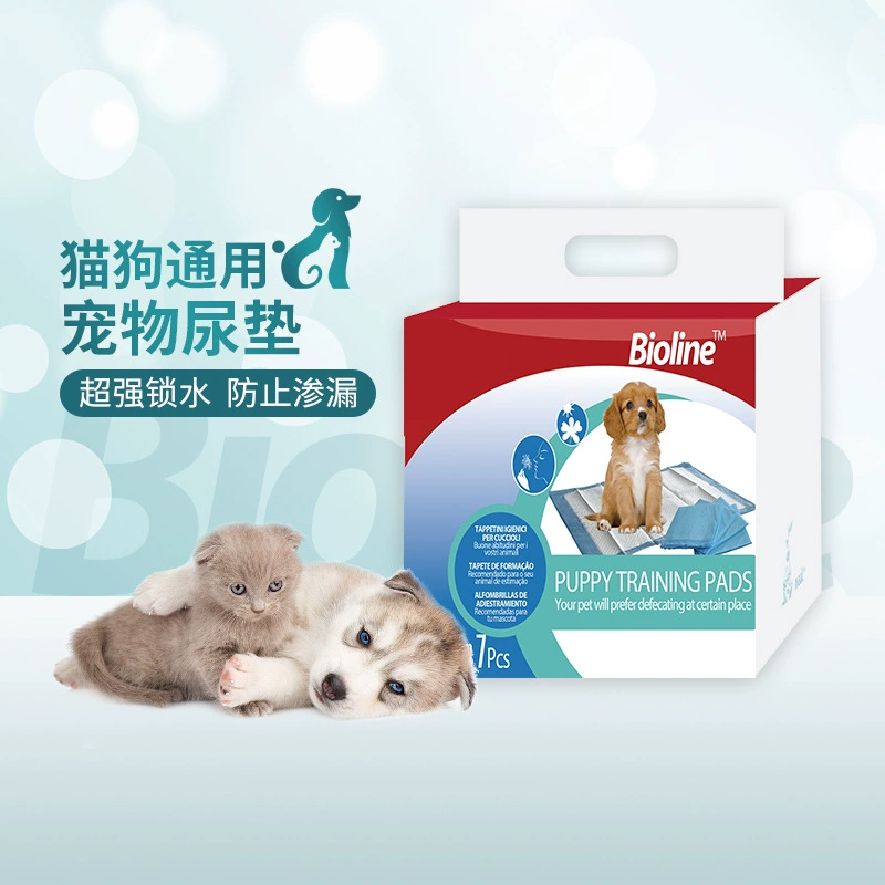 Оптовые поставки пеленок для дрессировки животных Bioline, универсальные пеленки для кошек и собак, прямые продажи с фабрики, трансграничная прямая поставка в Россию