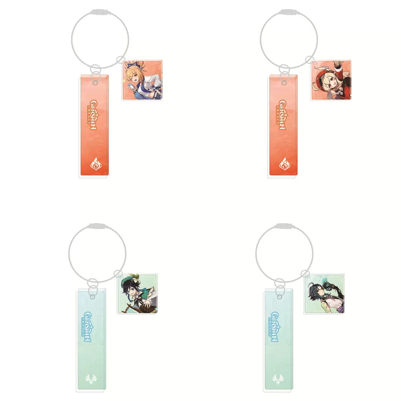 Genshin Impact, acrylic keychain, pendant