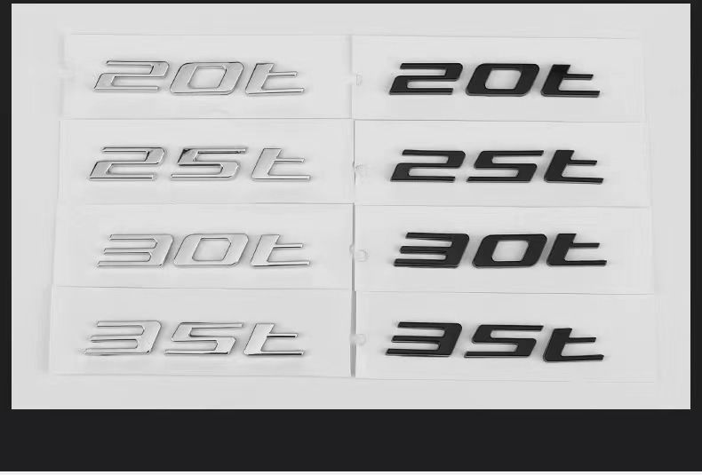 Jaguar XEL car stickers, XFL rear emblem, XJL lettering, 20T rear badge, 25T modification, 30T car emblem, 35T/V6V8 engine displacement