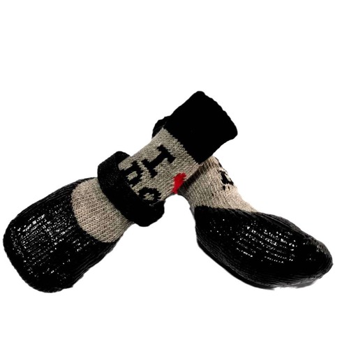Pet waterproof soft rubber sole socks and shoes dog and cat socks anti-ski boots four-legged shoes and socks for outdoor sports
