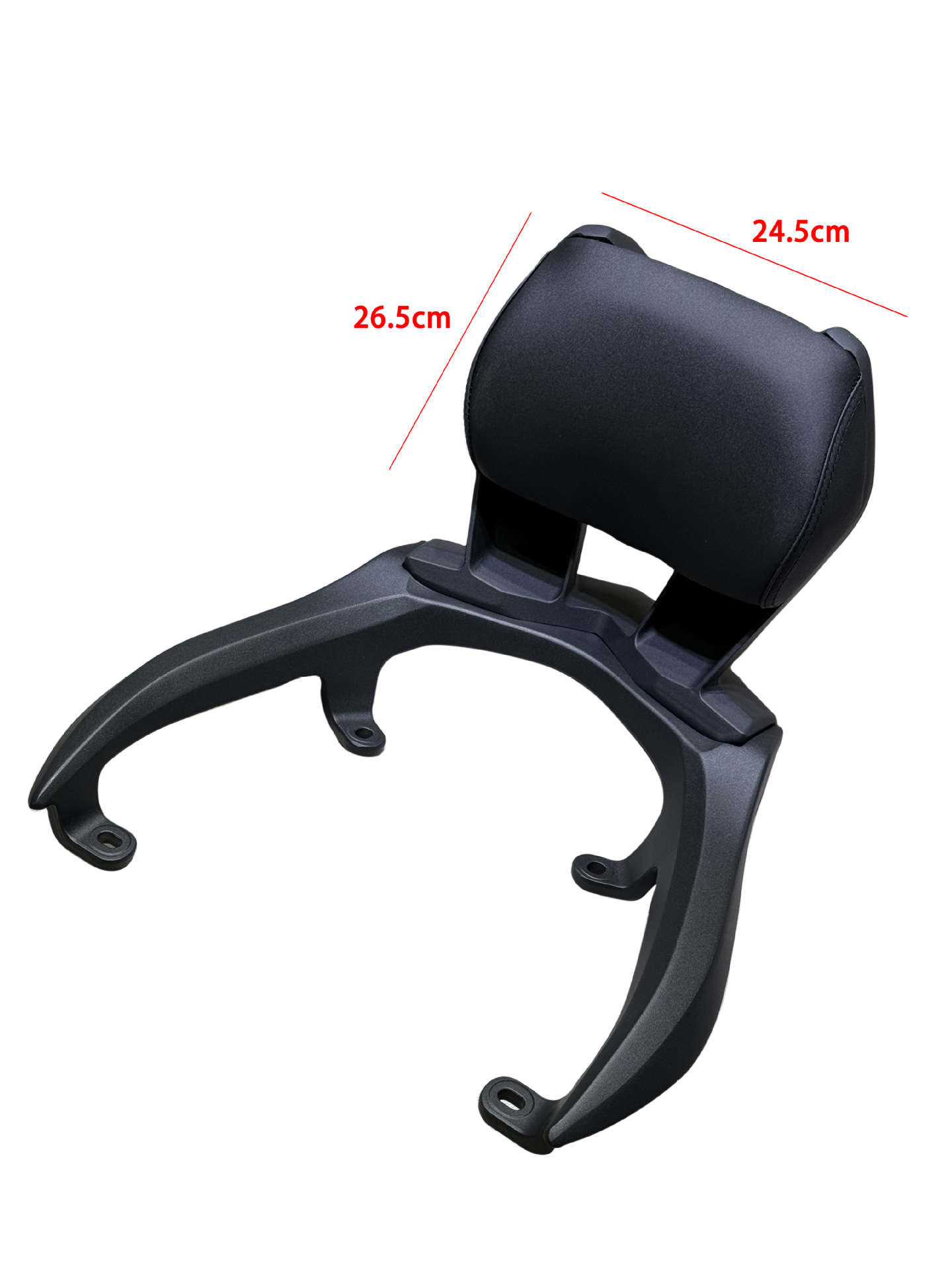 Suitable for Haojue UHR150 rear backrest upgrade version thickened aluminum alloy uhr second generation backrest tailstock replacement
