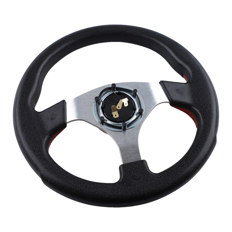 Momo Car Modified Steering Wheel Pu Racing Steering Wheel Competitive Game 13-Inch 320mm Go-Kart Steering Wheel