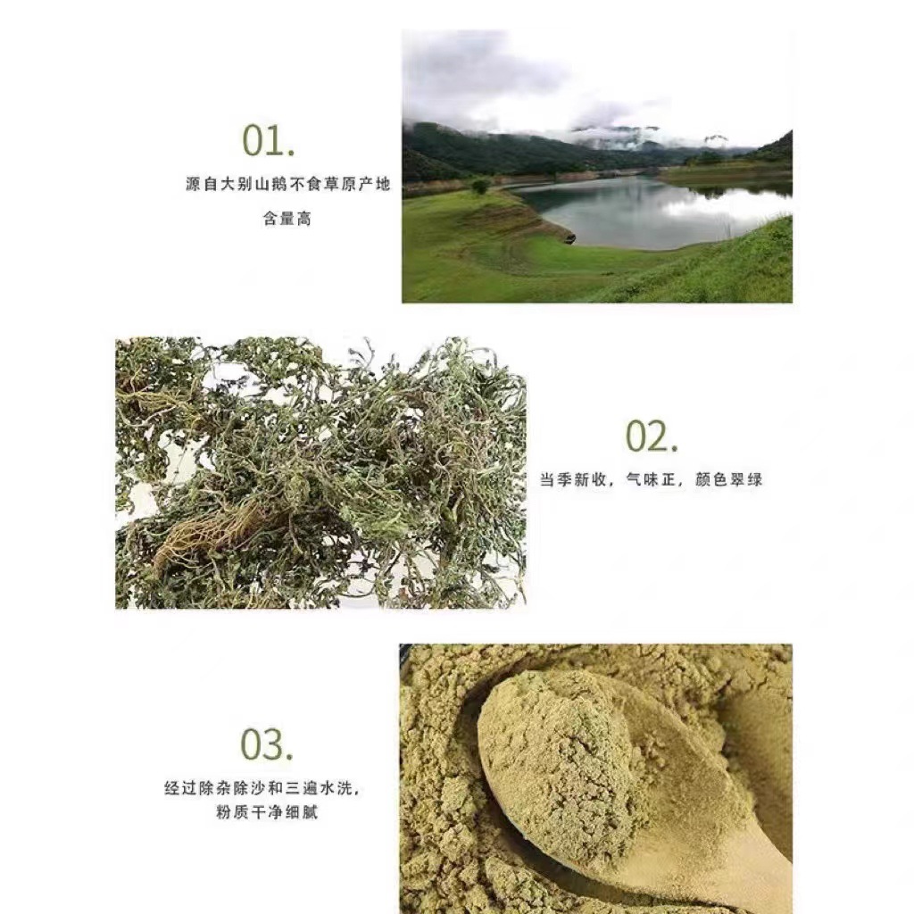 E Bu Shi Cao Powder Centipeda Herb Powder Traditional Herbal Use 100g quality and texture
