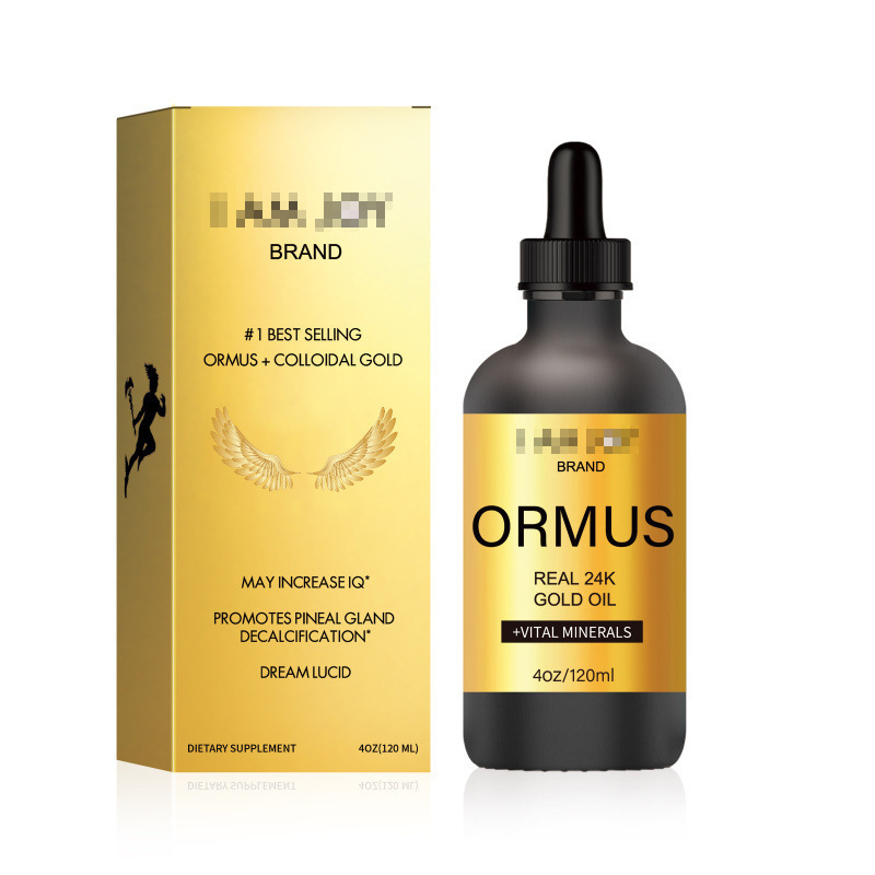 Tk Cross-Border Hot Product Pure Ormus Oil Mineral Health Drops Ormus Gold Oil 24K Essence Drops