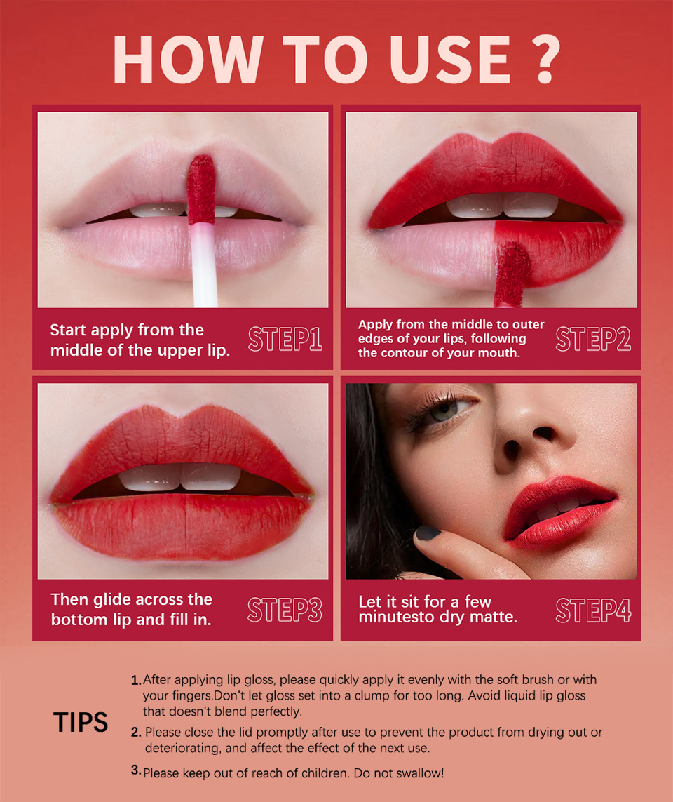 lakerain Cigarette Box Lipstick Matte Lip Gloss Lipstick set undefined