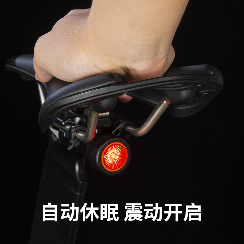 自転車テールライト、サイクリングライト、インテリジェントブレーキセンサー、マウンテンバイクロードバイク、長寿命警告灯、サイクリング機器|undefined