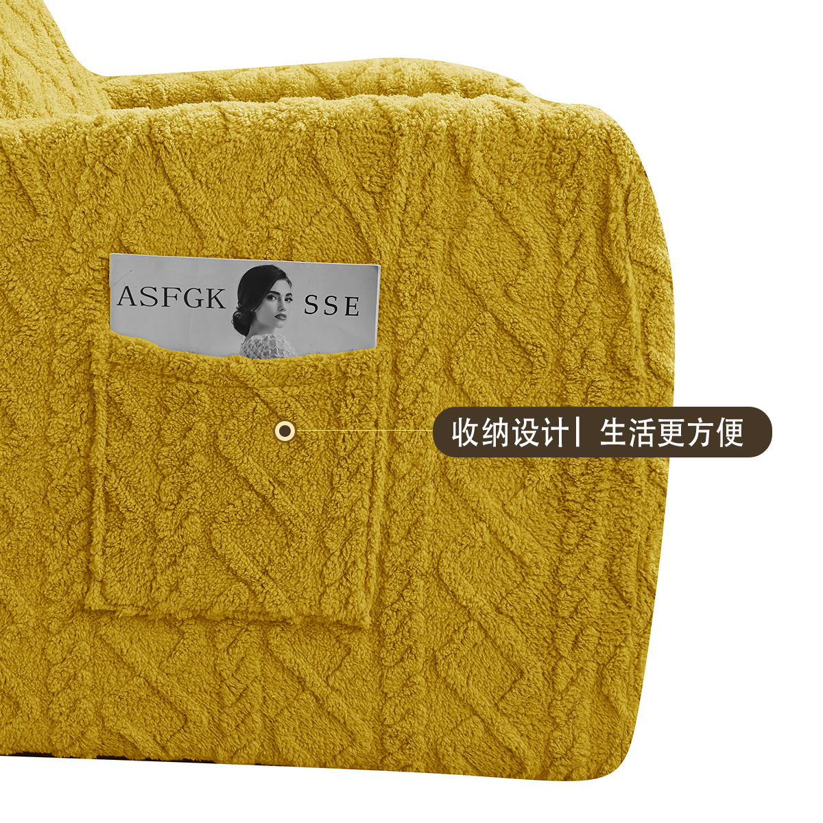 Amazon crossover nuevo estilo Shumian terciopelo jacquard pequeño Chivas sofá funda de sillón reclinable eléctrico cubierta protectora con todo incluido