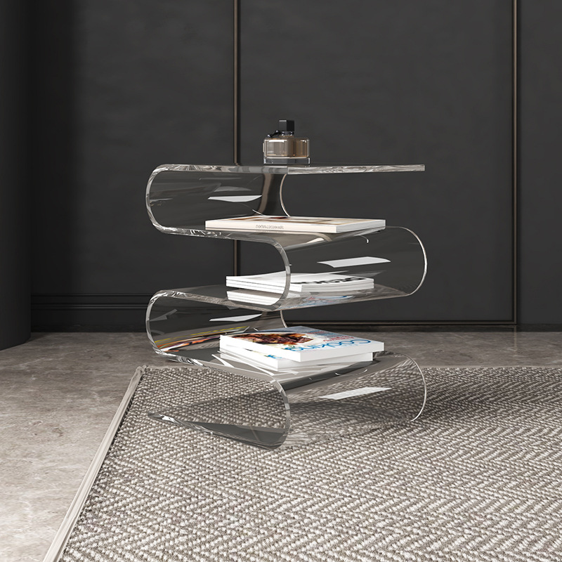 アメリカサイドのクリーム風透明家庭用ソファー