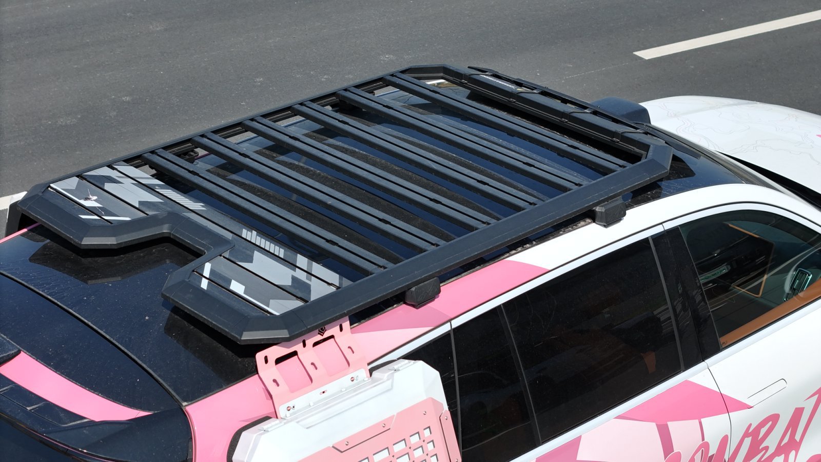 Ideal L9 Roof Rack Ladder, Mechanical Backpack Side Tent, Explorer Car-Mounted Off-Road Modified Roof Platform
