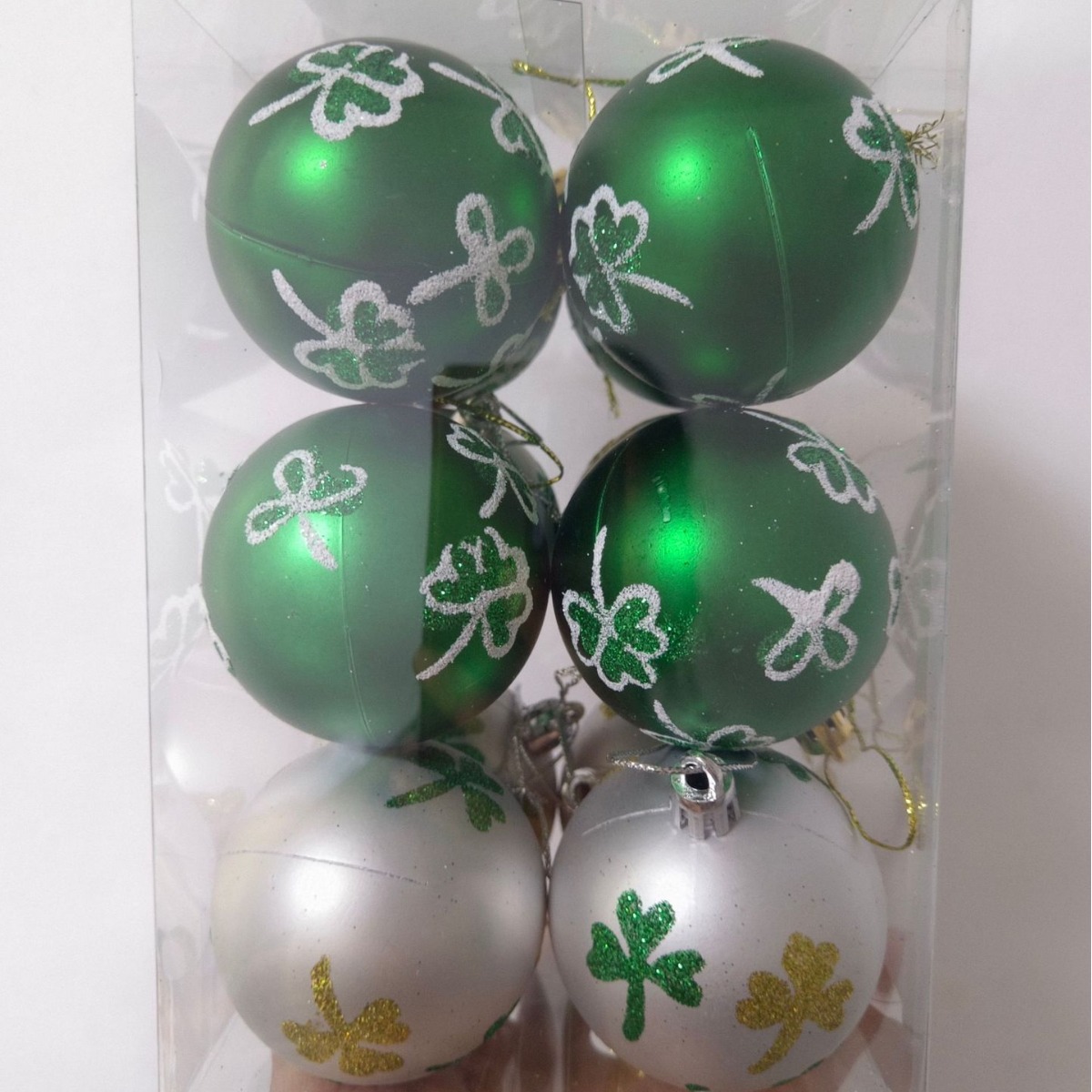 Nuevo Día de San Patricio Irlandés decoraciones del festival Trébol sombrero paja Bola Navidad decoración partido pequeño colgante