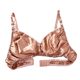 Double-sided mulberry silk thin sponge-free seamless underwear women's silk bra double layer plus size high-grade silk bra