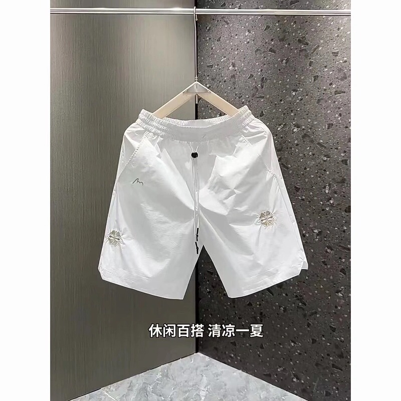 2024 New Summer Men's Letter Plaid Versatile Casual Pants Simple Summer Pants Light and Breathable Thin Shorts 2024 New Summer Men's Letter Plaid Versatile Casual Pants Simple Summer Pants Light and Breathable Thin Shorts