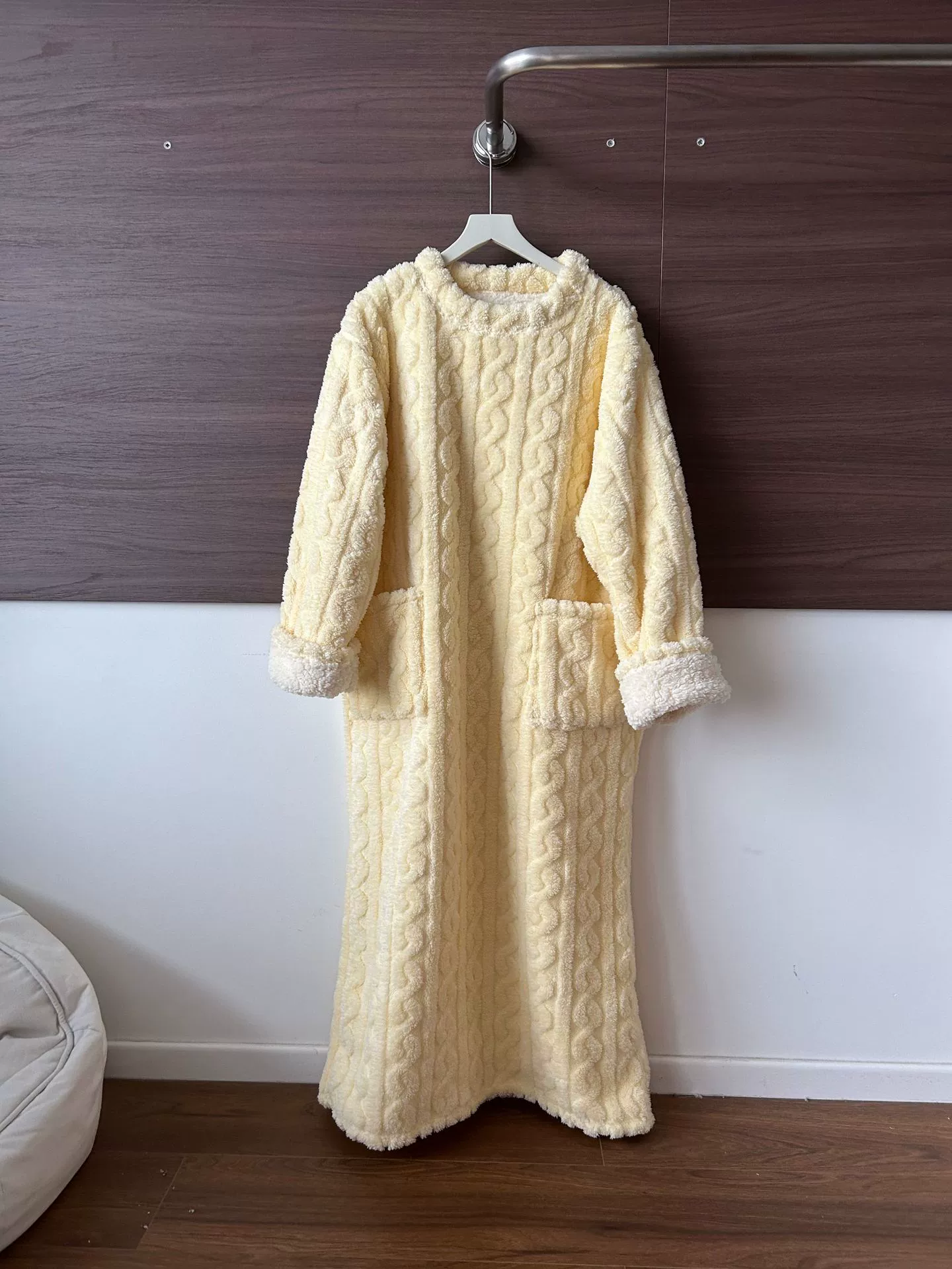 Плюшевый халат-пижама из кораллового велюра, натуральный, зимний — размеры 115/130/140 см, несколько цветов