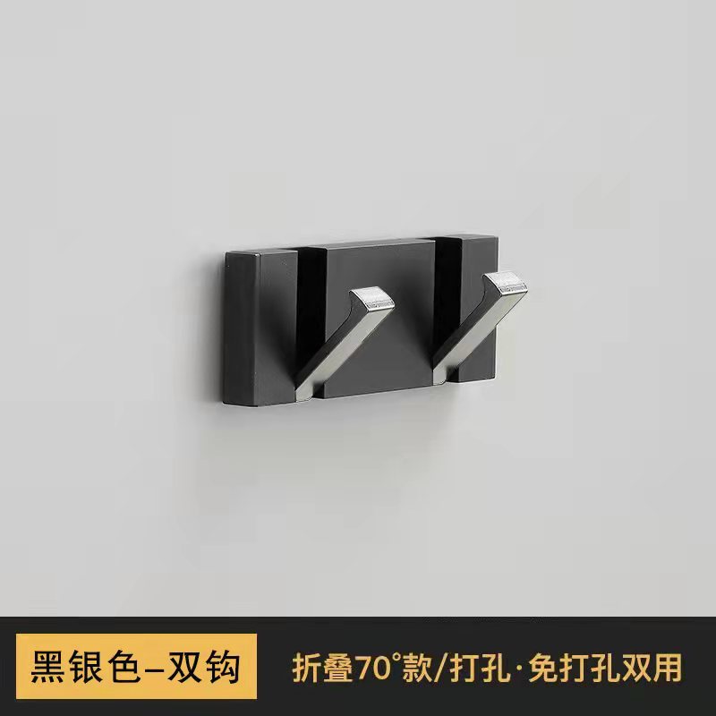 Gancho invisible creativo luz del hogar gancho de lujo perforador-puerta libre gancho oculto puerta de entrada gancho plegable