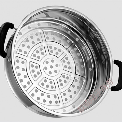 Stainless steel steamer Steaming grid General type Food warmer Steamers Steaming grid heighten thickening steamer Foreign trade factory Supply chain