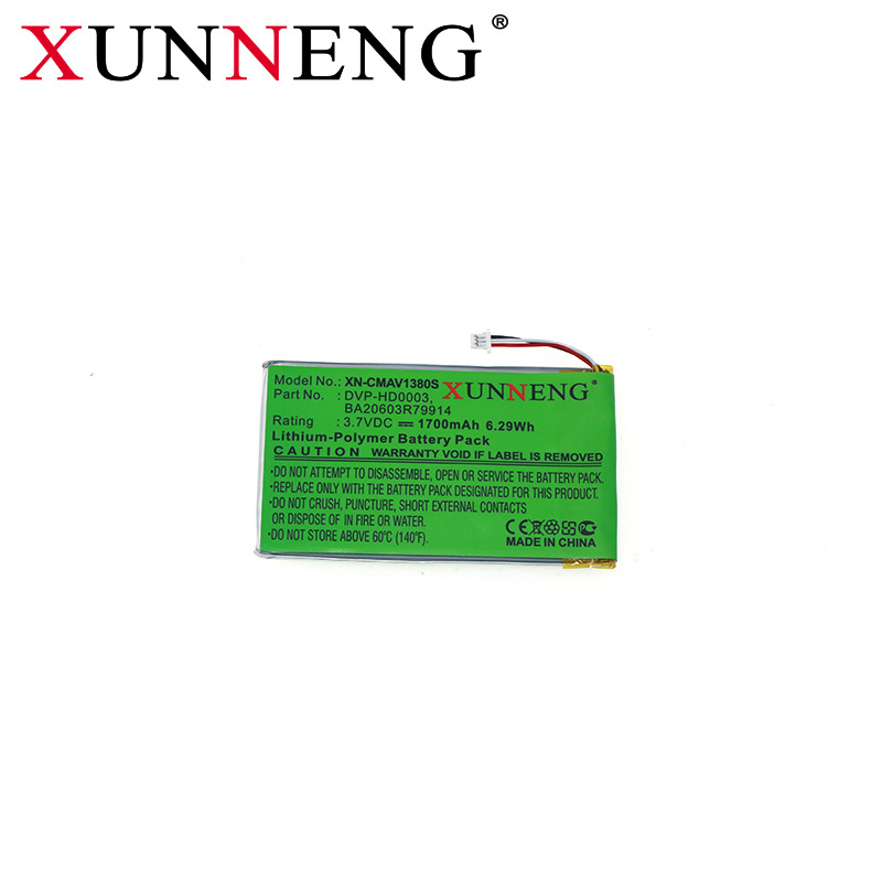 XN适用Media Player Zen Vision M电池BA20603R79914, DVP-HD0003