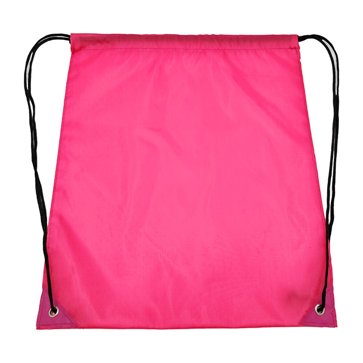 厂家直销牛津布抽绳袋马拉松束口袋双肩赛事包来图做收纳折叠