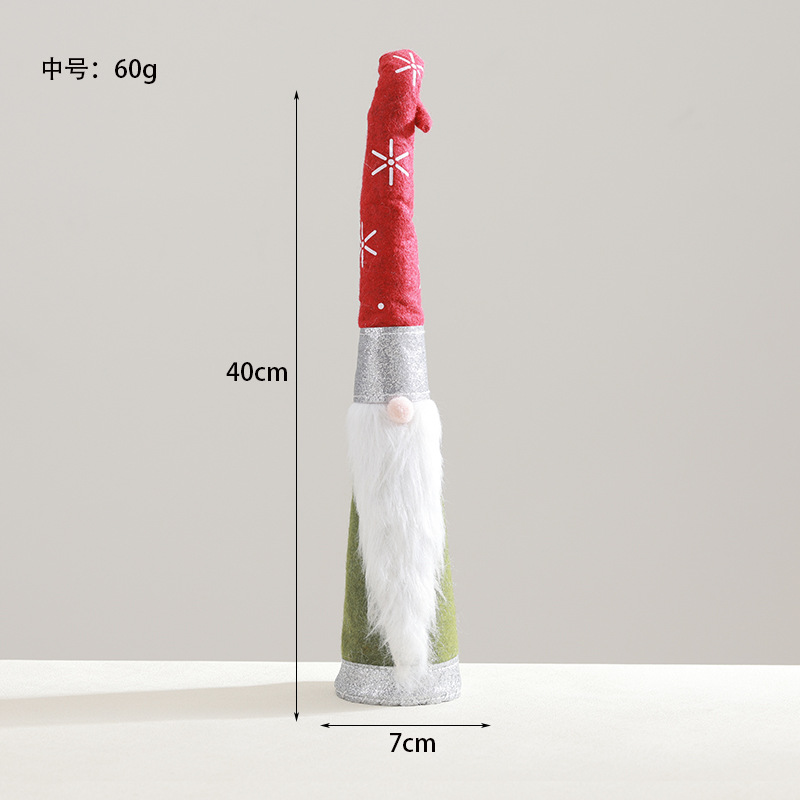 Nuevos productos transfronterizos creativos de Navidad sin cara decoración de escritorio decoración de navidad accesorios