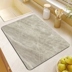 跨境廚房台面吸水墊大理石控水墊防燙隔熱墊碗盤乾燥墊家用瀝水墊